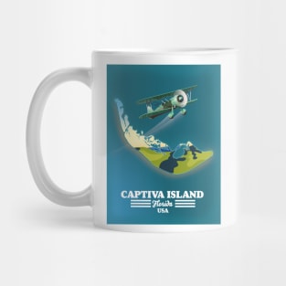 Captiva Island Florida USA map Mug